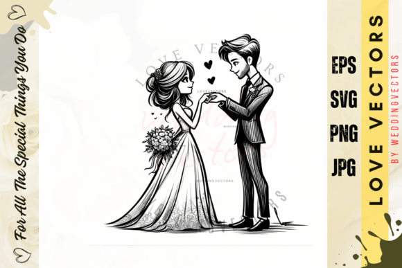 C3804: Where Classic Wedding Art Meets Modern Romance