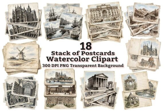 Capturing Old-World Magic with Vintage Travel Clipart