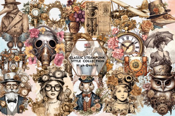 Classic Steampunk Style Collection: A Designer's Guide