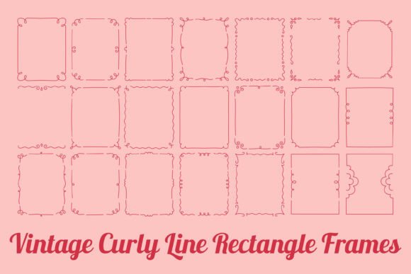Delicate Vintage Frames for Romantic and Elegant Designs