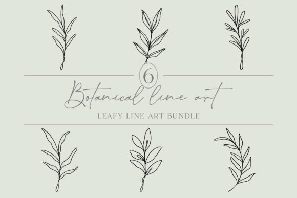 Elegant Hand Drawn Leafy Designs for Every Creative Project