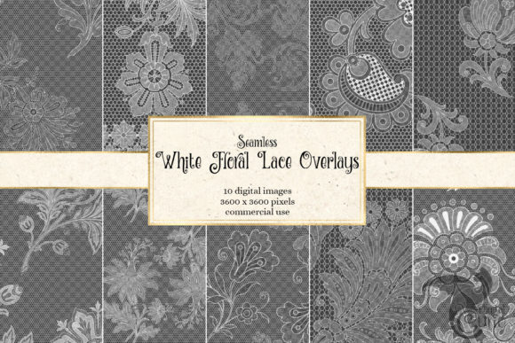 The Timeless Elegance of White Floral Lace Overlays