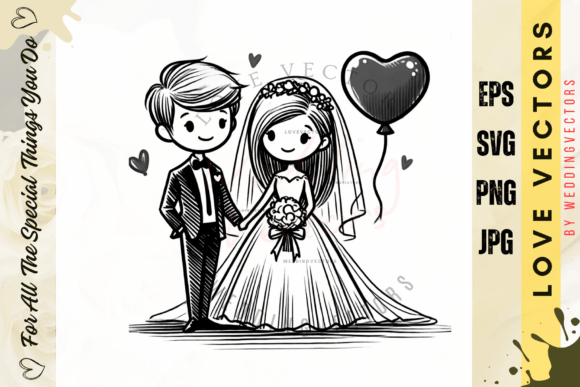 Timeless Romance: The Vintage Vectors for Your Love Story